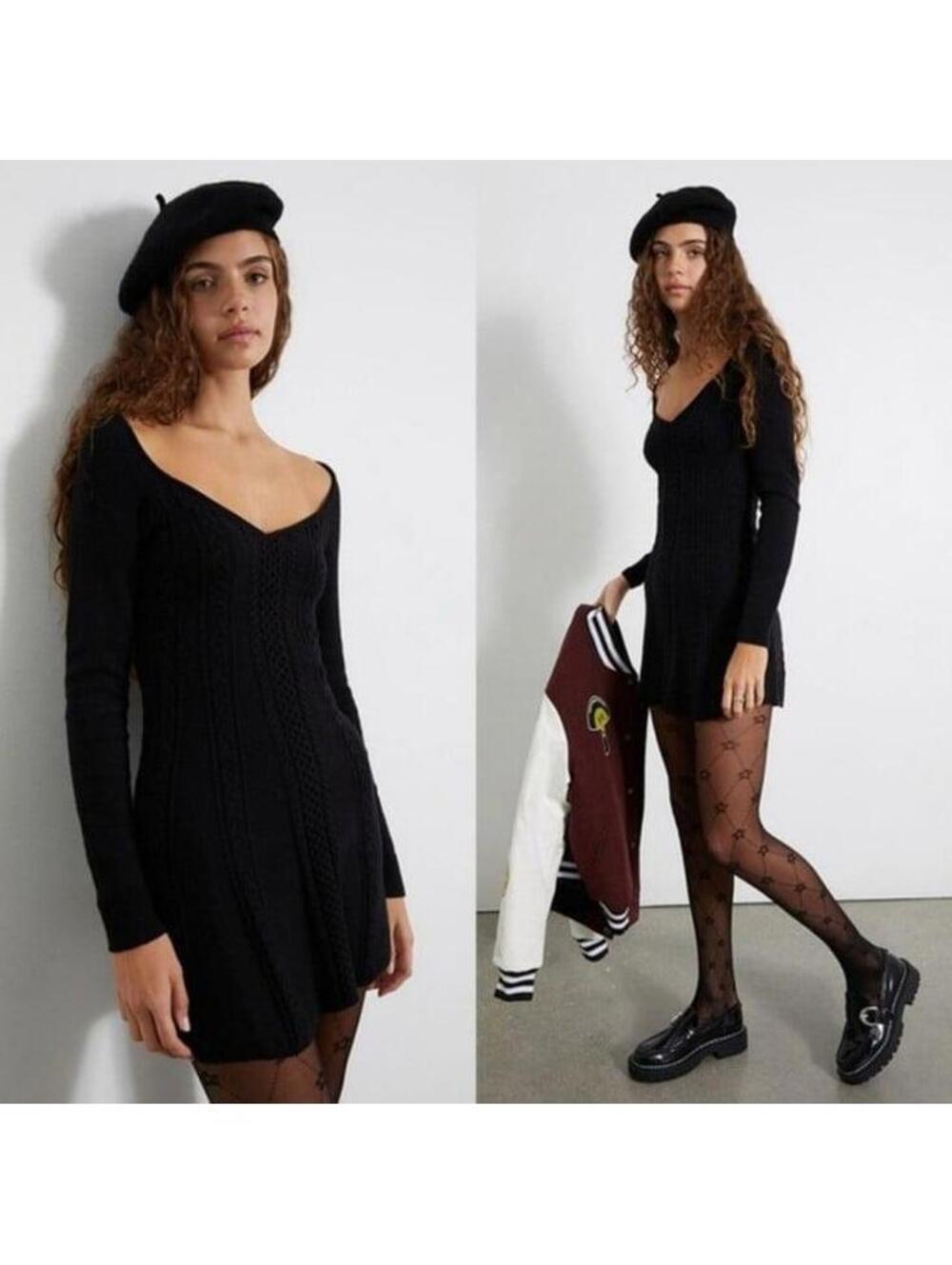 Free People Small World Mini Dress (L)